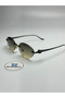 Cartyy V14 Sunglasses Panther Detailed Oval Frame Green Glass 58-16-138 Ekartman