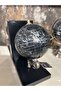 Black Book Holder with World Map - 3