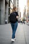 Wrinkled Waterproof Fabric Large Size Unisex School Backpack and Travel Bag - 2