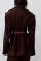 Kemerli Kruvaze Blazer - 6