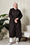 Hooded Oversized Patterned – Zippered Relaxed Fit Long Hood