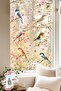 Double-Sided Glass Sticker Bird and Flower Set – 57 Pieces Spring-Themed Window Decoration, 100% Clear View - 5