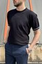 Men'S, Crew Neck, Stripe Pattern, Soft, Old Money Culture, Standard Fit T-Shirt 26Inpt02 - 5