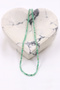 Emerald Stone Necklace Natural Gemstone Faceted Cut 2-3 mm - 4