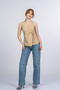 Women's Summer Beige Carina Double Breasted Parachute Fabric Vest Stylish Daily Comfortable 9142 - 4