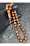 Large Size Horoz İmameli High Quality Crimped Amber Prayer Beads