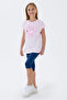 Girls' Capri Leggings Set - Pink - 3