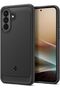 Rugged Armor for Samsung Galaxy A37 5G Case Cover with Carbon Fiber Textures (2026) - Matte Black