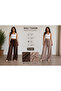 Drawstring Waist, Lace-Up, Classic Cuffed Fabric Women's Sweatpants
