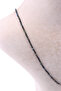 Obsidian Stone Necklace Natural Stone Faceted Cut 2-3 mm - 2