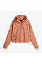 سويت شيرت نسائي برتقالي اللون من Essential Fit Relaxed Pullover - 4