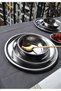 6 Person 14 cm Stainless Steel Soup Bowl Pit Plate Silver Color Steel Bowl - 5