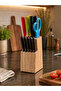 Solid Wood Knife Stand |   100% Beech Wood |   No Assembly Required & Eco-Friendly - Knife Holder - 2