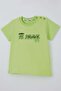 Boy's T-Shirt with Graffiti Print, Ages 2-6, Pistachio Green - 3