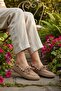 Mink Suede Women's Ballerinas 572489 Z - 2