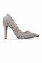 Aster Women's Pearl and Stone Detailed Pointed Toe Evening Dress Heeled Shoes