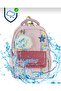 Girl Star Pink Primary School Orthopedic 3-Piece Set with Pen Holder, Foil-Lined Lunch Bag, 3-Compartment Water Bottle 523 - 3