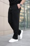 Men's Oversize Modal Fabric Premium Quality 2-Piece Set-Black - 4