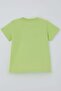 Boy's T-Shirt with Graffiti Print, Ages 2-6, Pistachio Green - 2