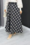 Belted Plaid Skirt - 2