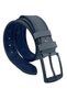 Gray Faux Leather Double Stitched 4.5 Cm. Wide Unisex Sports Belt // Xd-4515-11-St