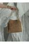 Camel Straw Bag with Chain Strap Cnt1118 - 2