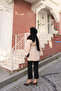 Balloon Sleeve and Waist-Tied Flowy Tunic - 8
