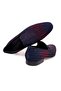 Dark Blue Color Laceless Genuine Leather Leather Sole Stone-Embellished Men's Shoes - 2