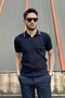 Men'S, Striped Texture, Soft Texture, Old Money Culture, Standard Fit, Polo Collar T-Shirt 26Inppolo03 - 4