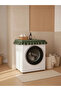 Ruffled Washing Machine Cover - Dowry Decorative Bathroom Machine Cover - Khaki - 4