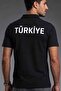 Turkey National Team Polo Neck T-Shirt – Black/Red/White - 4