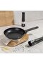 Set of 3 Gray Frying Pans -3.2Mm - 3