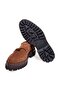 Brown Laceless Genuine Leather Suede Men's Shoes - 3