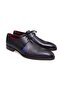 Black Color Lace-Up Genuine Leather Men's Shoes