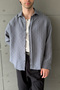 Men's Oversize Striped Modal Shirt - 8