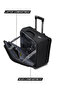 Premium 17-inch Professional Pilot Case - Multi-Compartment Rolling Travel Bag (9950) - 6