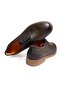 Green Color Lace-Up Genuine Leather Men's Shoes - 2