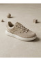 Carrano 499 Beige Linen Ultra Light Men's Sports Shoes - 4