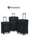 3-Piece Expandable Soft-Side Luggage Set - High-Quality Heavy Duty Travel Bags with Multi-