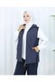 Hooded Vest Basic Sweatshirt and Comfortable Pants Three-Piece Set - 5