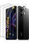Xiaomi Poco X7 Pro 5g Compatible Fingerprint Activated Nano Glass Screen Protector, 9H Hardness and Lens Protection