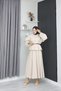 Belt Detailed Skirt Suit with Pencil Skirt - 8