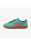 Palermo Women's Green Leather Sports Shoes - 3