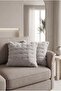 2-Pack Bubble Rabbit Fur Fabric Pillow Ultra Soft Plush Decorative Pillow Cushion Cover (43X43)