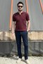 Men'S, Striped Texture, Soft Texture, Old Money Culture, Standard Fit, Polo Collar T-Shirt 26Inppolo03 - 3