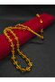 Crimped Amber Natural Stone 33 Habbeli Stone Systematic Braided Tassel Prayer Beads Men's Accessory Religion Islam Symbol - 7