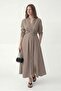 Mink 100% Lyocell Belted Women's Dress - 2