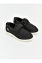 Black Leather-Look boy's classic shoes