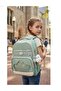 Set of 3 Primary School School Bag Backpack Set with Lunch Box and Pencil Case Green 1920 - 2