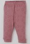 Baby Girl Pajama Set with Shoulder Patches, Apple Garden, 4 Months-1 Year, Dried Rose - 7